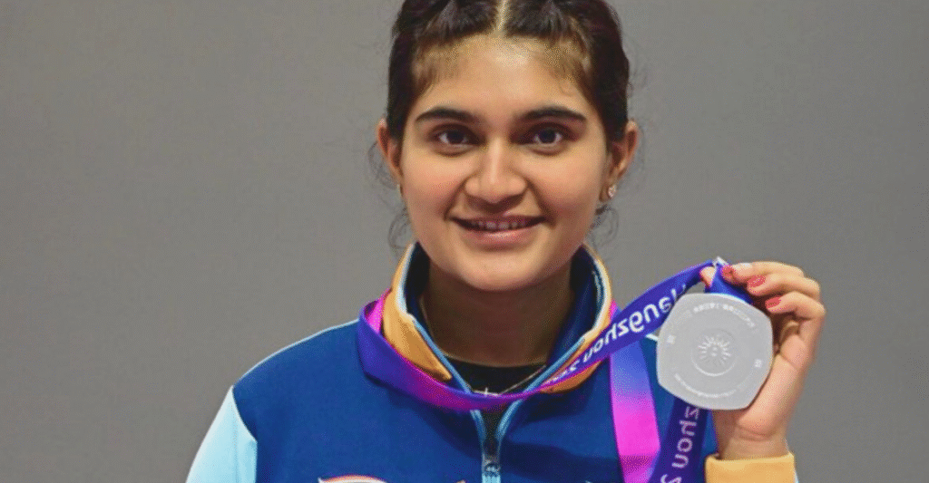 Esha Singh Strikes Gold in Women’s Air Pistol
