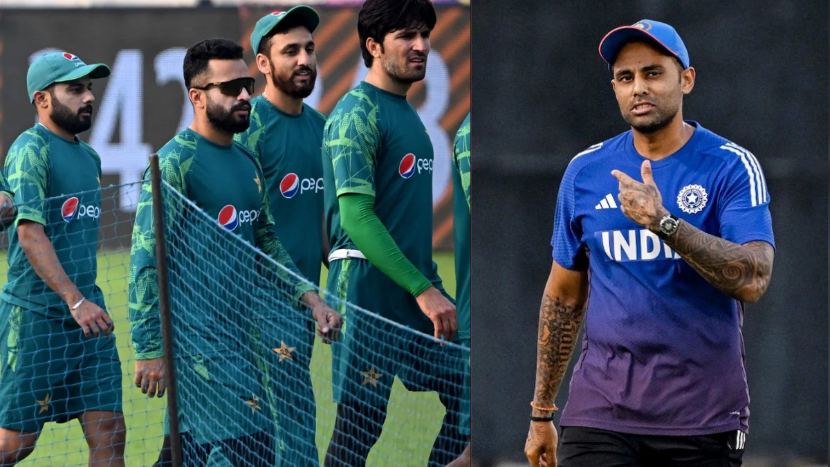 Pakistan Trains on Same Ground as India