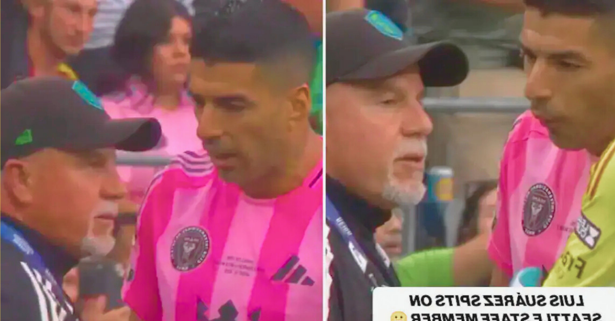 Luis Suarez Spits On Coach, Sparks Ugly Brawl After Inter Miami’s 0-3 Loss In Leagues Cup Final